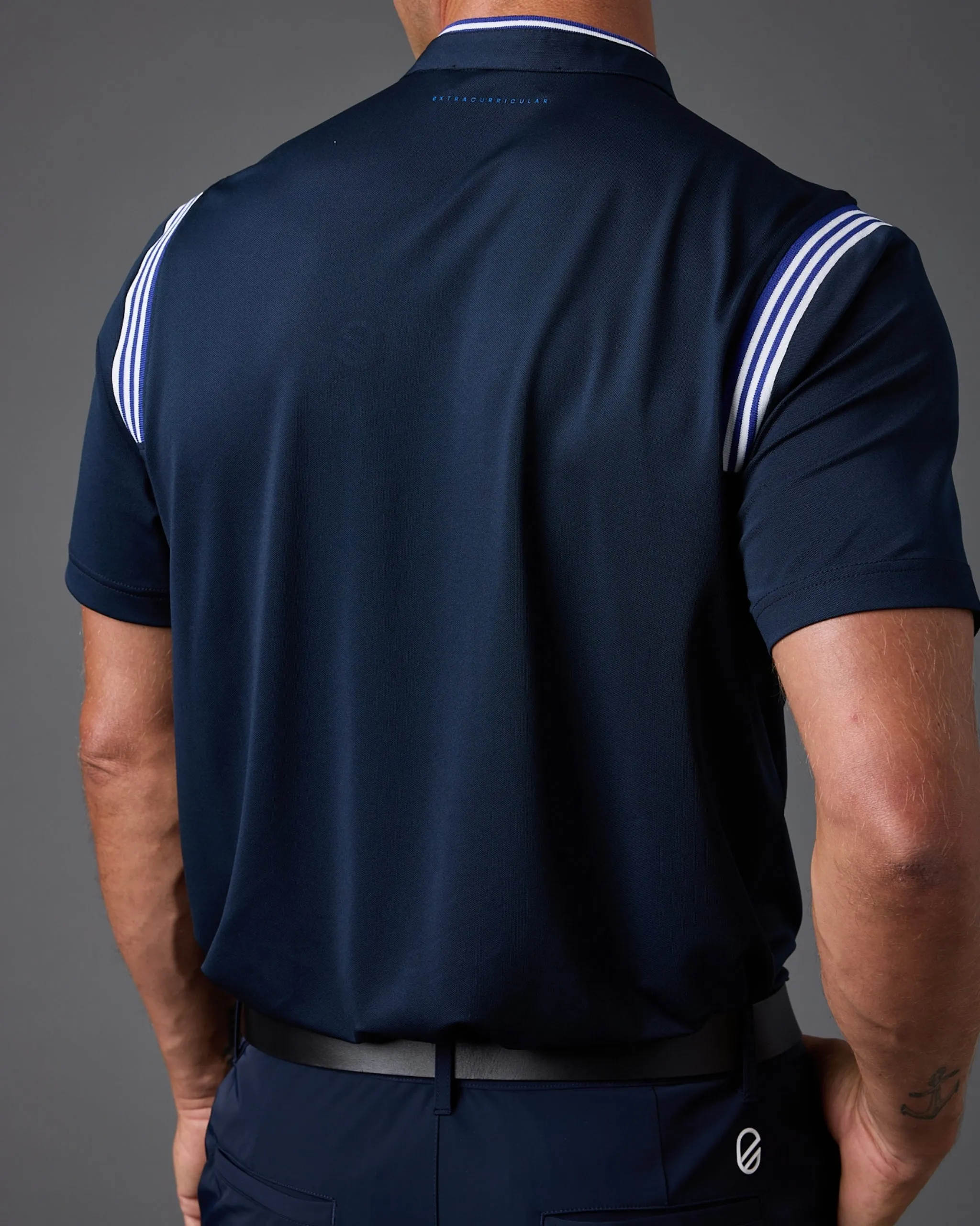 4Aces GC Charles Polo | Navy Blazer