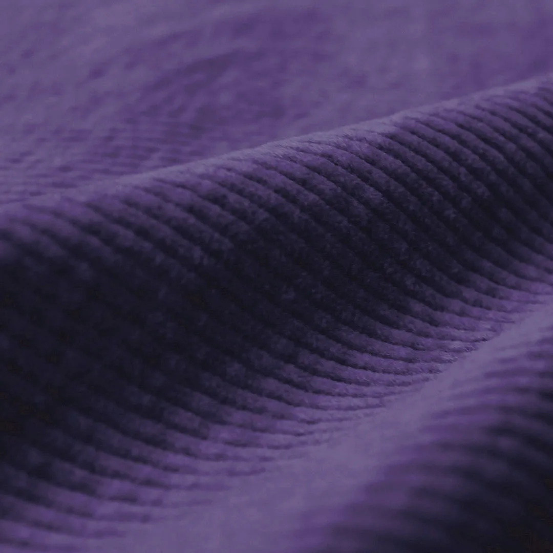 7-wale cotton stretch corduroy, Oeko-Tex cert. - grape