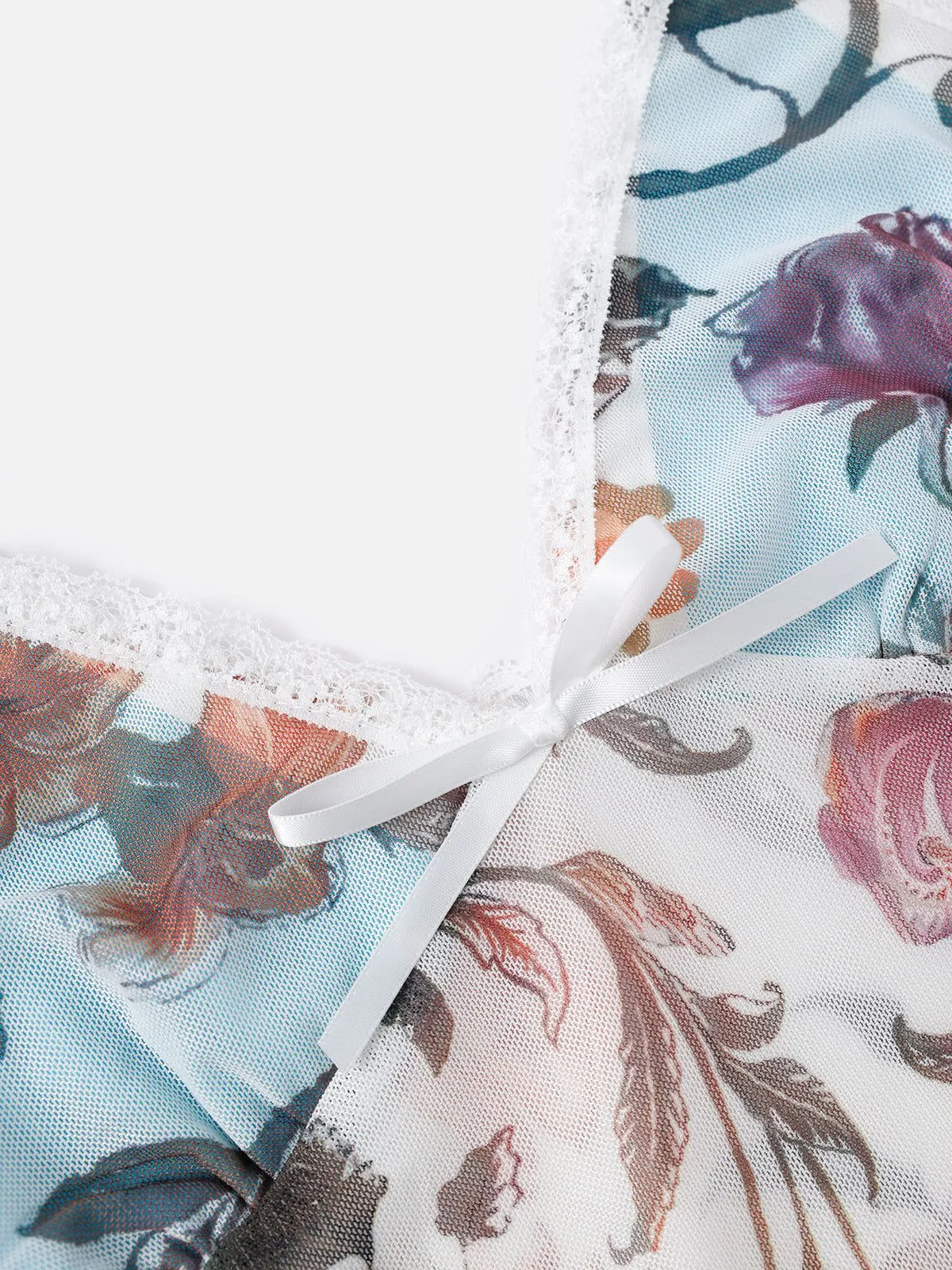 Aelfric Eden Oil Painting Flower Print Cami Top