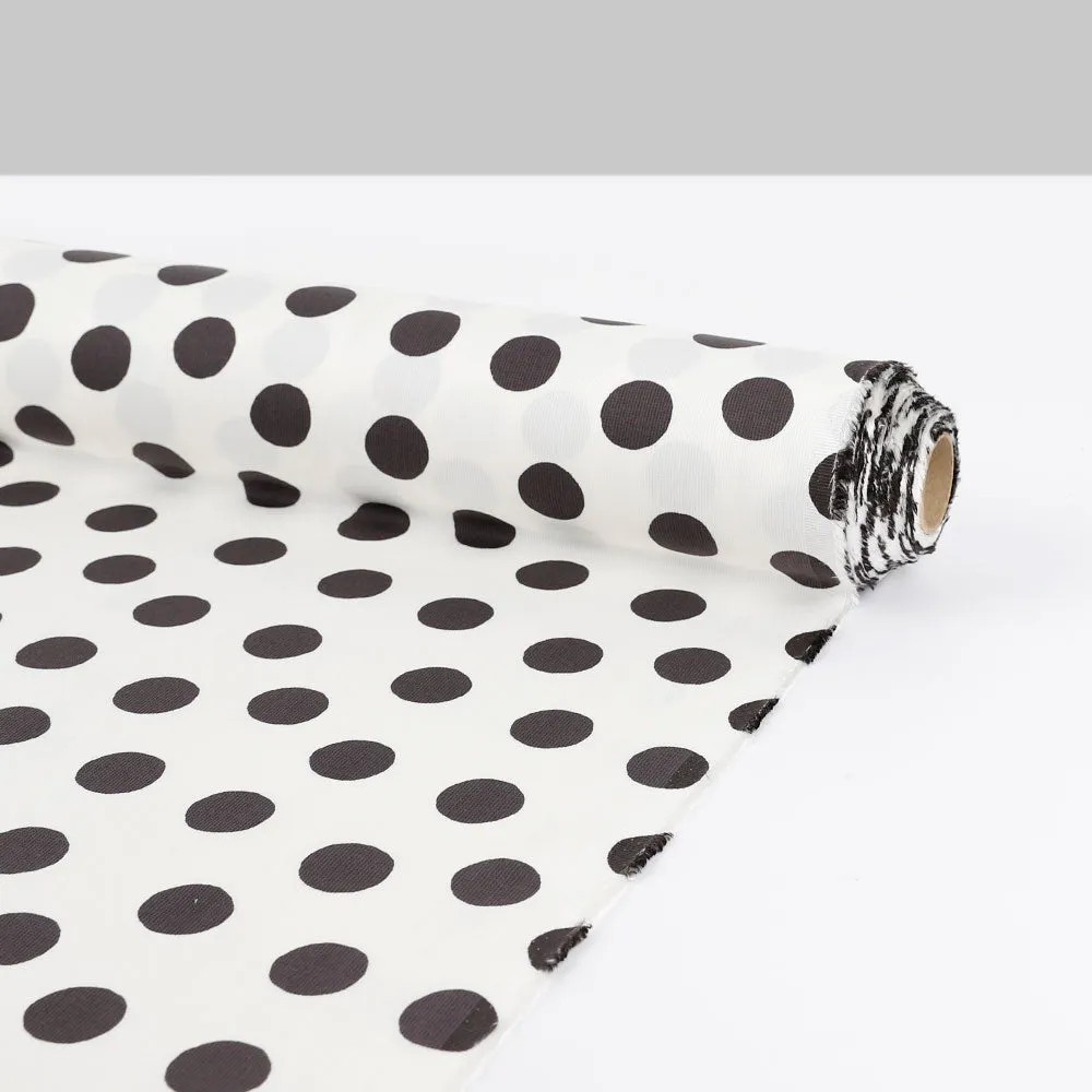 Big Spot Stretch Cotton - Charcoal