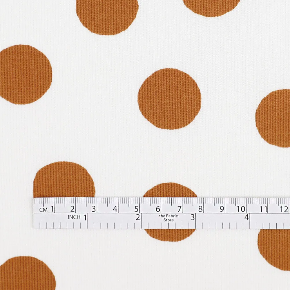 Big Spot Stretch Cotton - Ochre