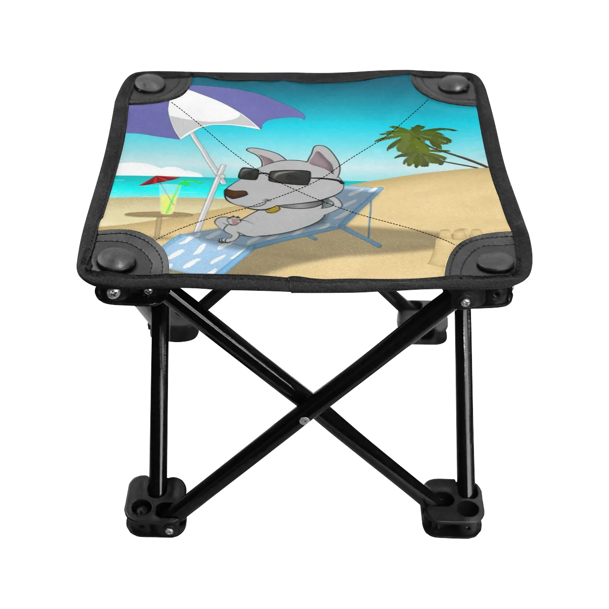 Bullie on a Beach - Swim wear - Shirts - Flip Flops - Flags - Car windshield - Blankets - Chairs