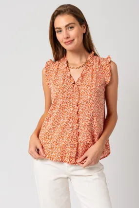 Elanor Ruffle V-Neck Top
