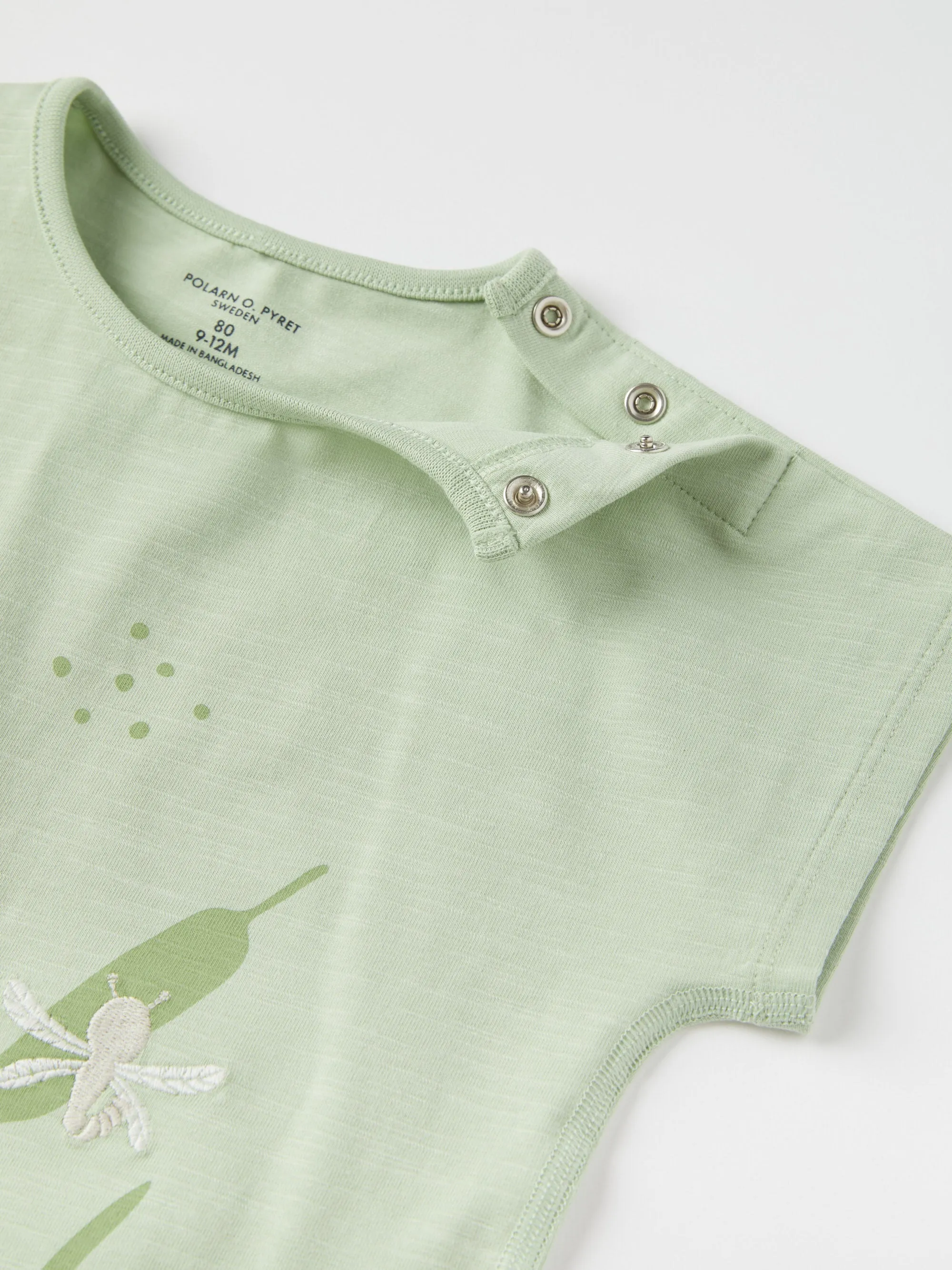 Embroidered Dragonfly Baby T-Shirt