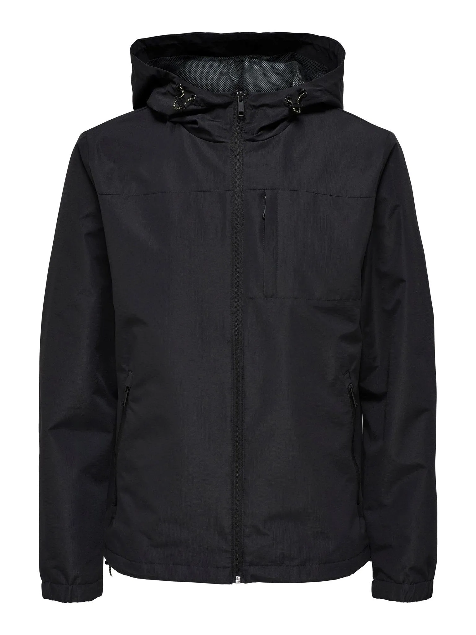 Malik Hood Jacket - Black