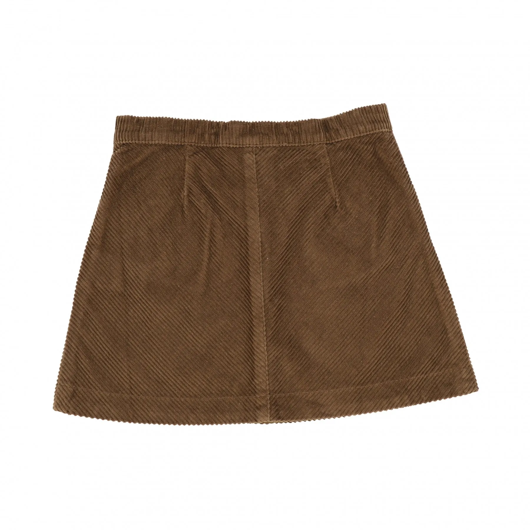 MARMAR WOOD CORDUROY BUTTON DOWN SKIRT