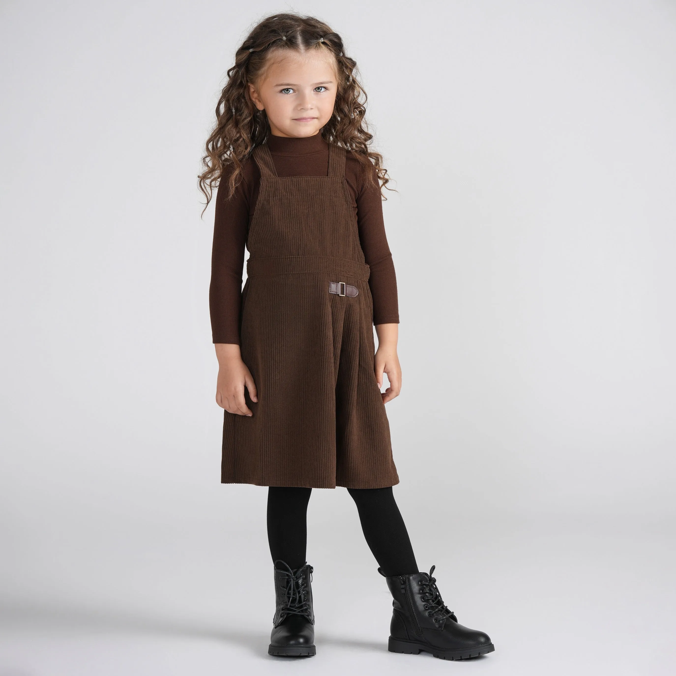 PLEATED CORDUROY JUMPER