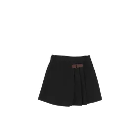 PLEATED CORDUROY SKIRT