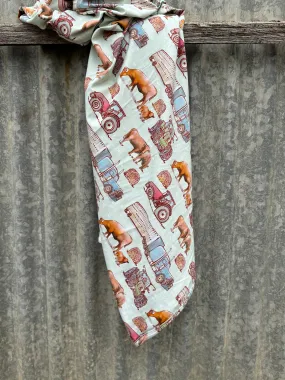 Ranch Life Jersey Organic Cotton Swaddle