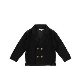 TEXTURED VELOUR BLAZER