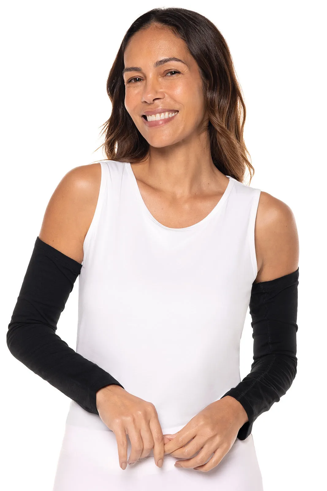 Women's Navagio Sun Sleeves  |  Black