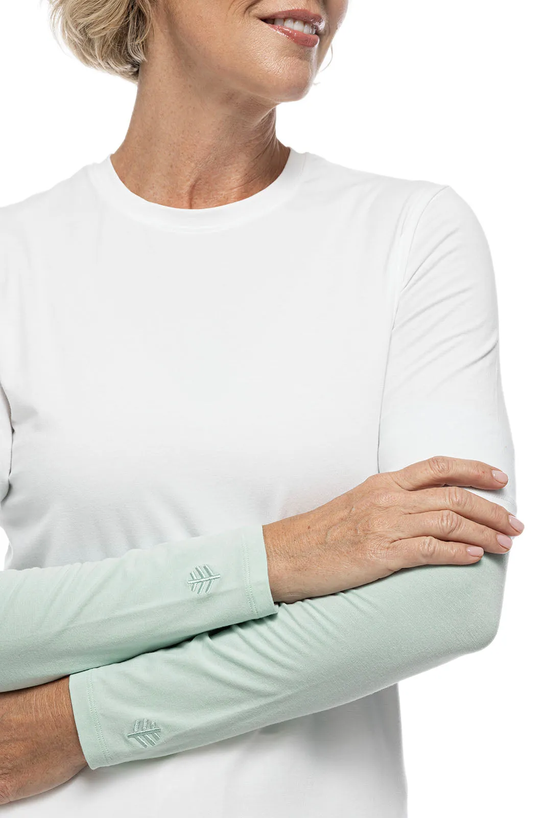Women's Navagio Sun Sleeves  |  Misty Aqua