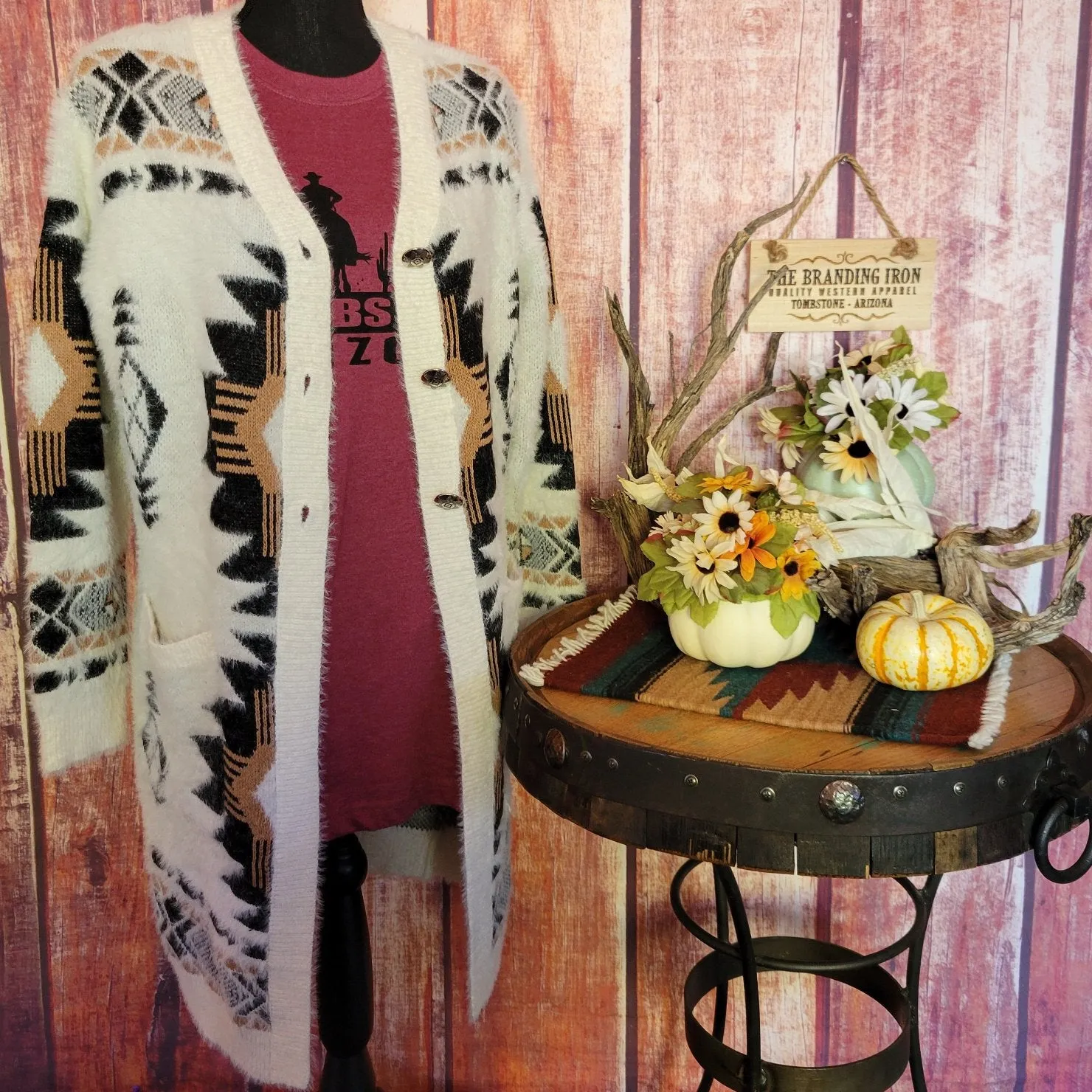 Women's Sweater Duster by Time of the West  SW-700