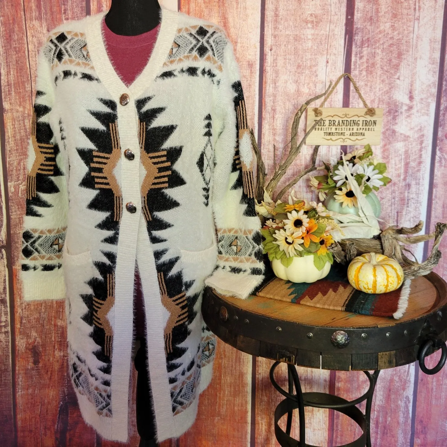 Women's Sweater Duster by Time of the West  SW-700